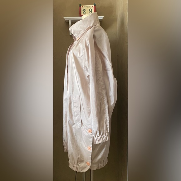 Alorna champagne beige hooded coat lightweight Spring/ autumn women’s 9/10 - Picture 2 of 14